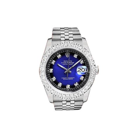 rolex blue vignette|blue rolex bezel.